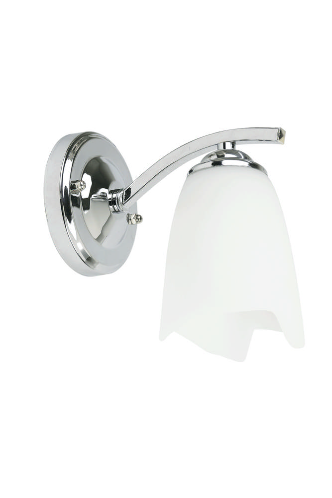 Aplica Tania Crom+Alb 1xE27 60W     