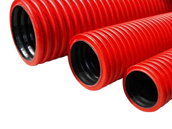 Teava Corugata Rosu PEHD Î¦ 63mm 450N