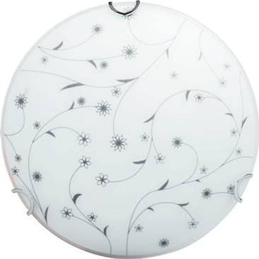 Plafoniera Flower Alb+Negru 1xE27 60W 25cm