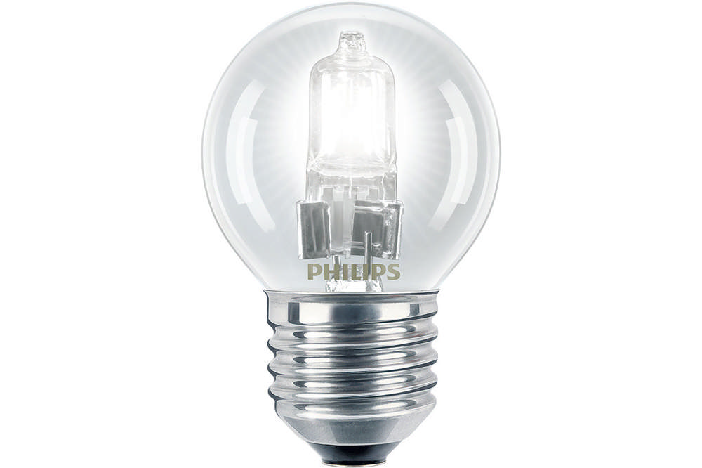 Bec Halogen Ecoclassic Sferic P45 18W E27