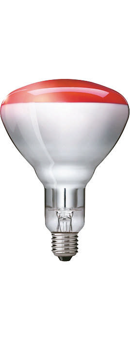 Bec Infrarosu BR125 250W E27 Rosu    