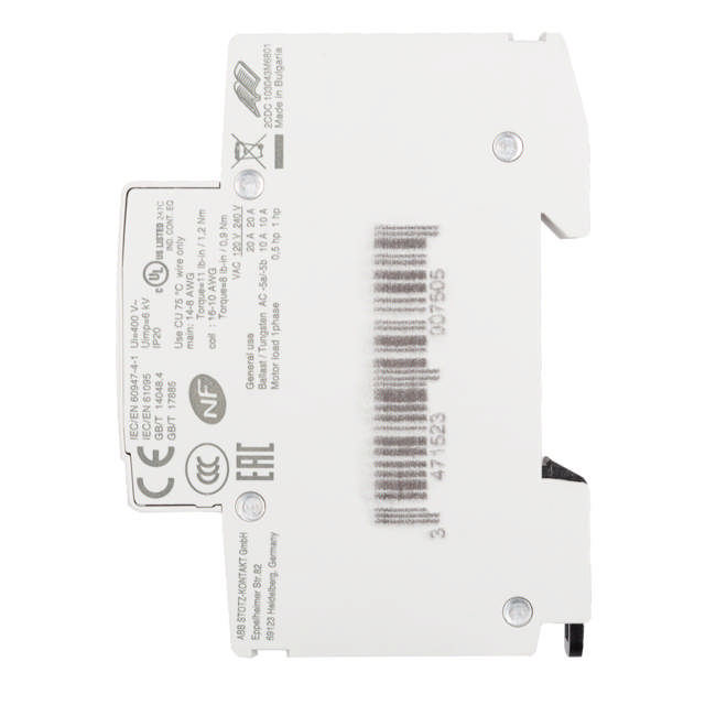 Contactor Modular 20A 230V 50HZ 