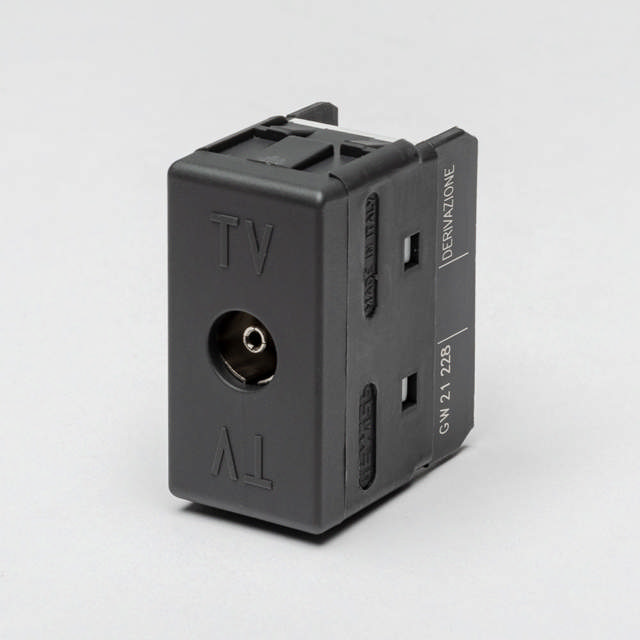 Priza TV Capat Mama 1M Negru, System, GW21228