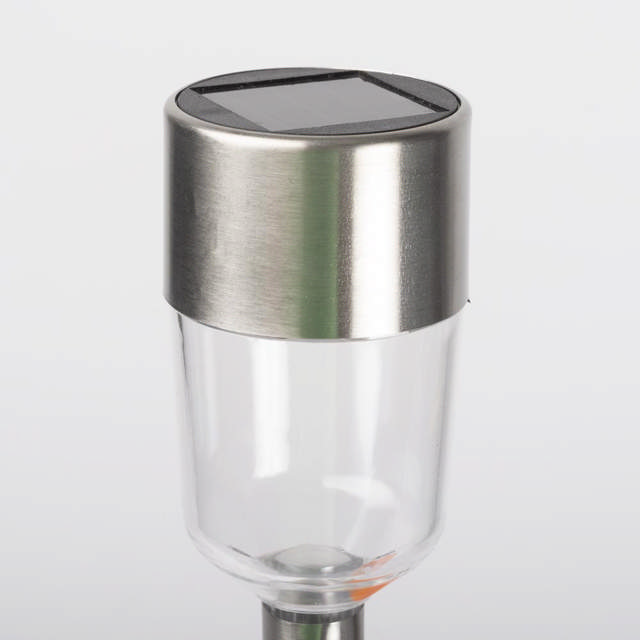 Lampa Solara LED Blow Crom 4.7x4.7x25.5CM    