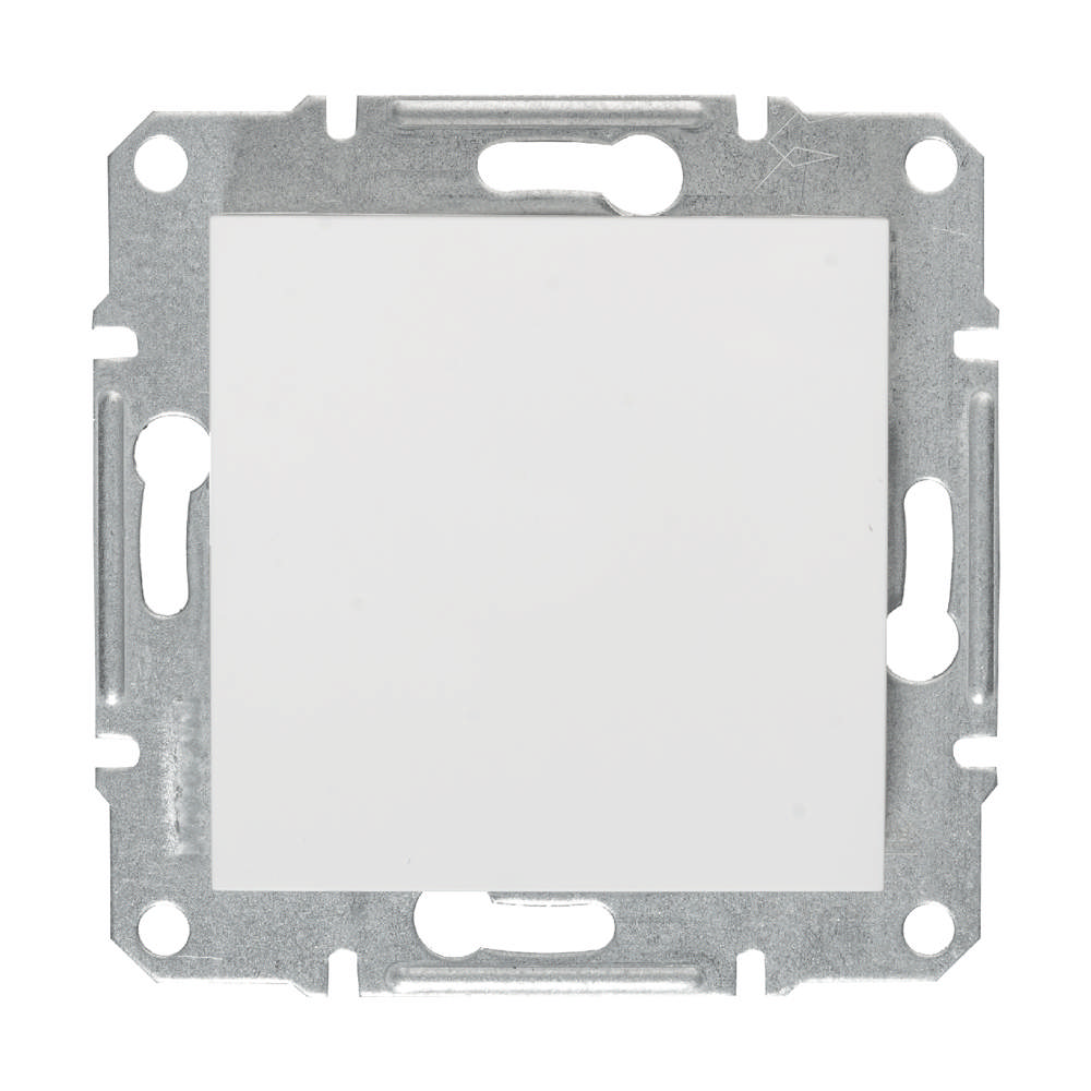 Asfora Mecanism Priza Schuko cu Capac 16A Alb, EPH3170121