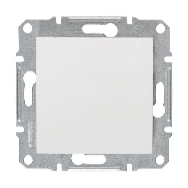 Asfora Mecanism Priza Schuko cu Capac 16A Alb, EPH3170121