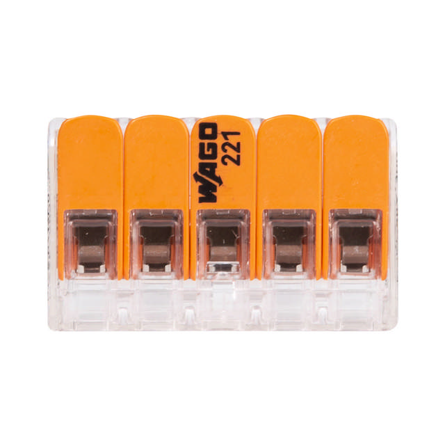 Clema Legatura Transparenta 5 Poli 0.2-4mm2