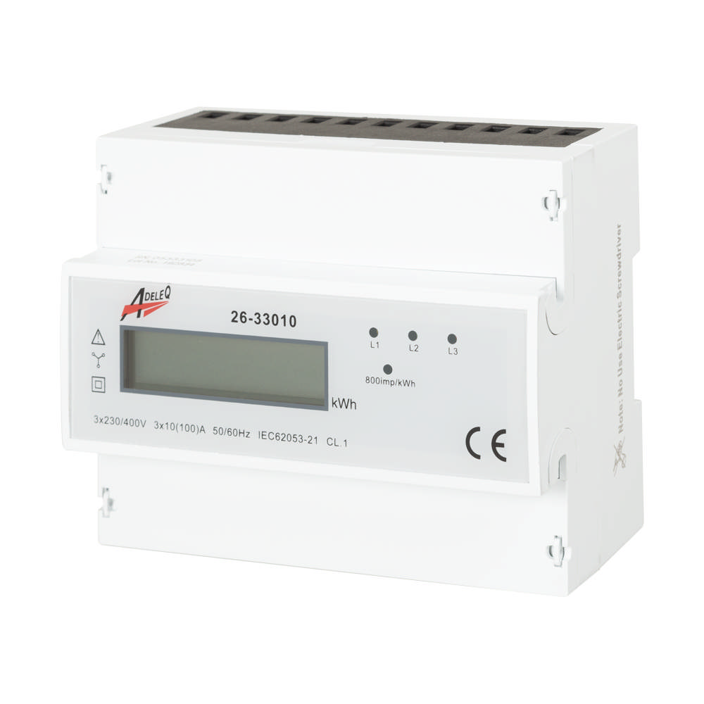 Contor trifazat pe sina digital 3x100A 4m