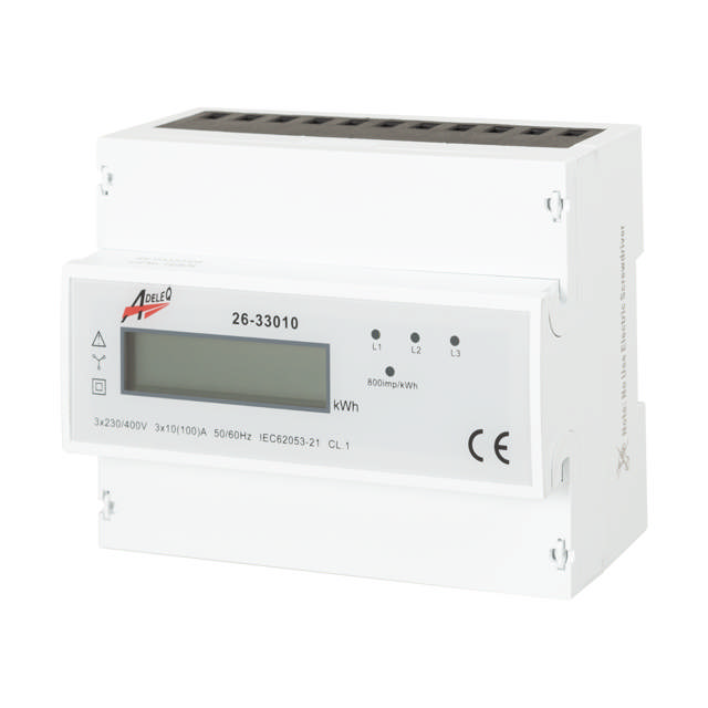 Contor trifazat pe sina digital 3x100A 4m