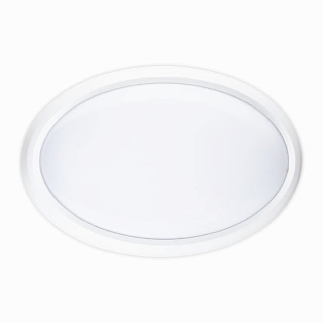 Corp BAT LED Oval Alb IP65 12W 6400K Dispersor Opal - NOVELITE