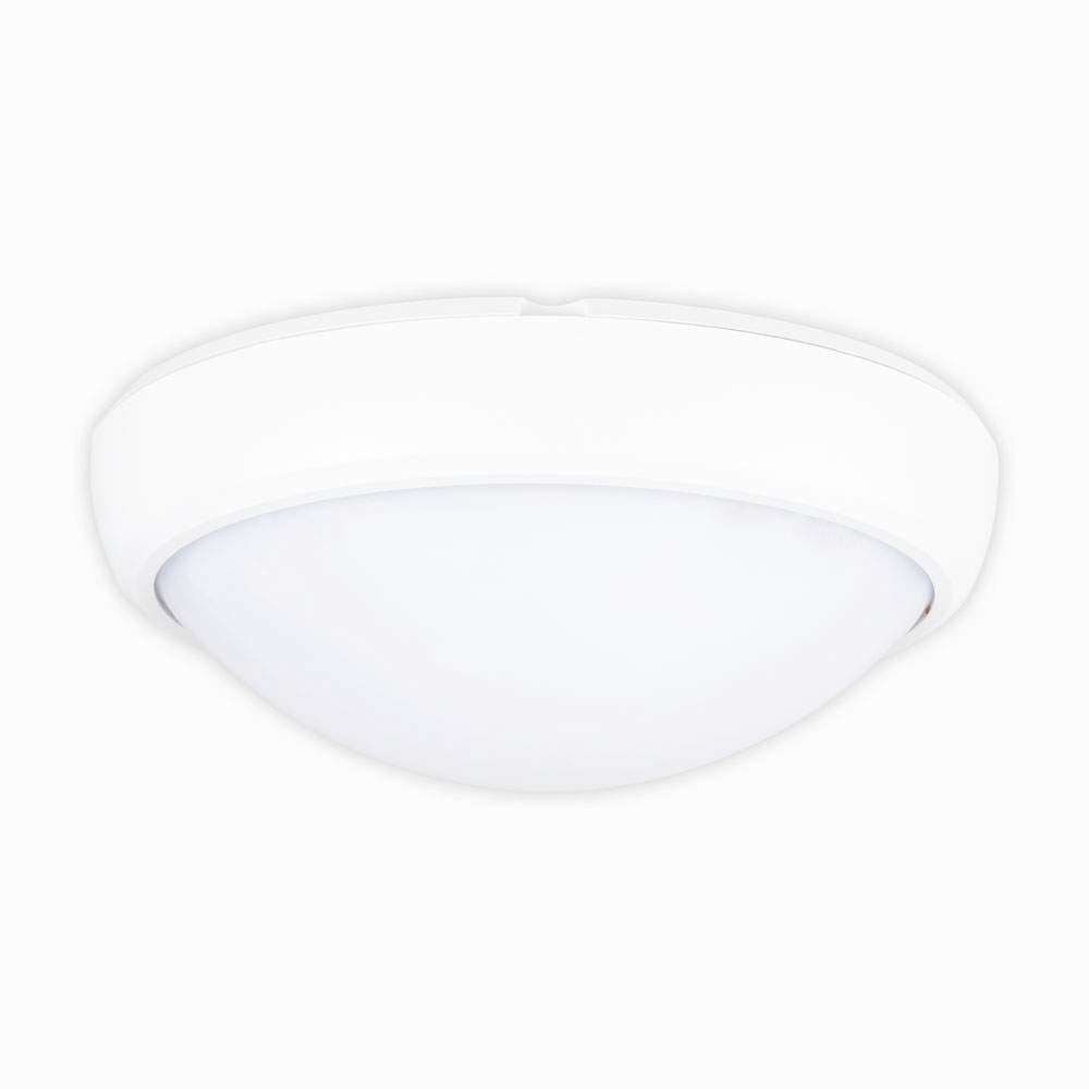Corp BAT LED Oval Alb IP65 12W 6400K Dispersor Opal - NOVELITE