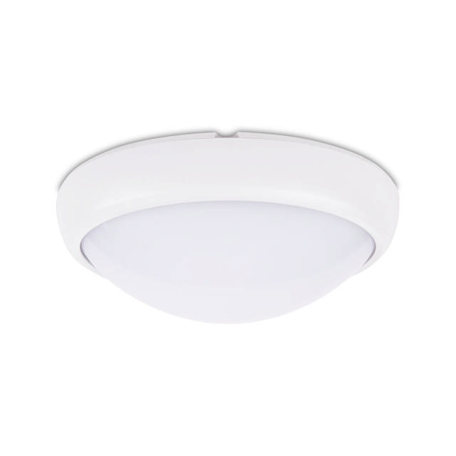 Corp BAT LED Oval Alb IP65 12W 3000K Dispersor Opal - NOVELITE