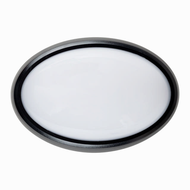 Corp BAT LED Oval Negru IP65 12W 6400K Dispersor Opal - NOVELITE