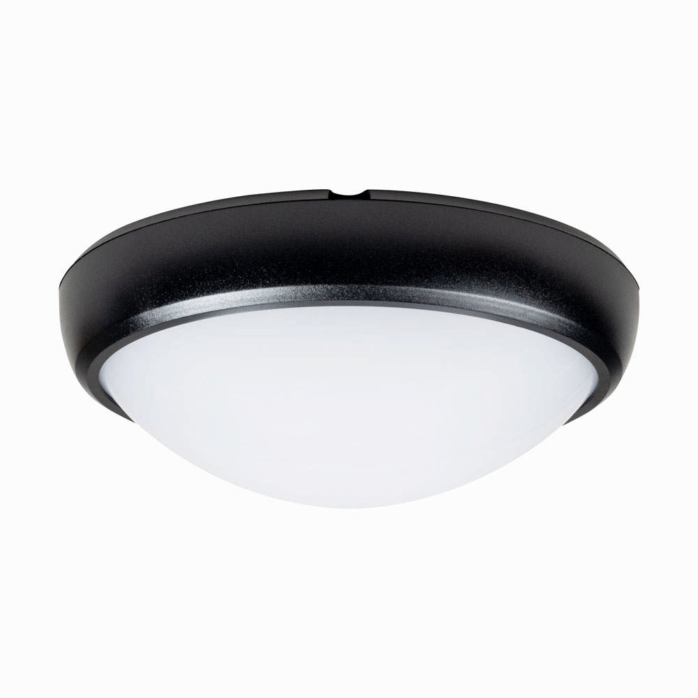 Corp BAT LED Oval Negru IP65 12W 6400K Dispersor Opal - NOVELITE