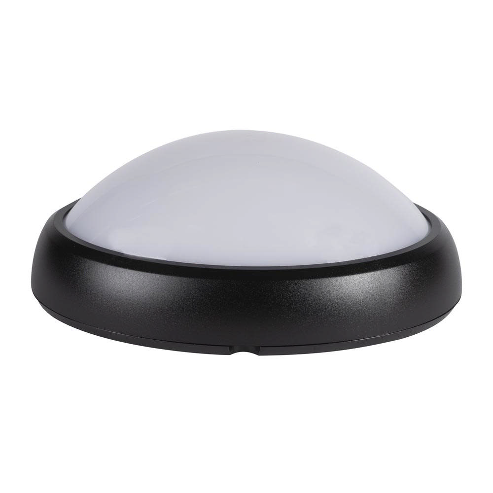 Corp BAT LED Oval Negru IP65 12W 3000K Dispersor Opal - NOVELITE