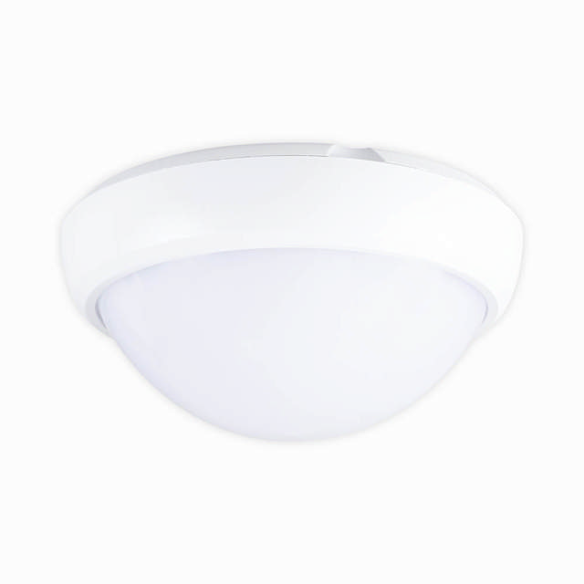 Corp BAT LED Rotund mare Alb IP65 12W 6400K Dispersor Opal - NOVELITE