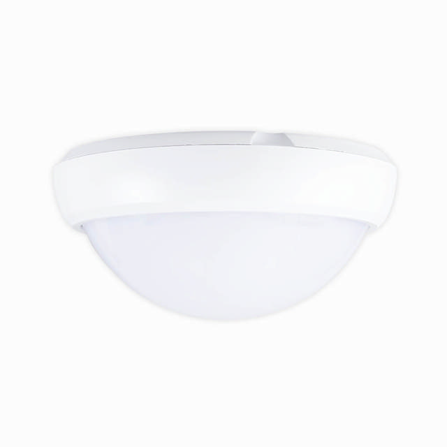 Corp BAT LED Rotund mare Alb IP65 12W 6400K Dispersor Opal - NOVELITE