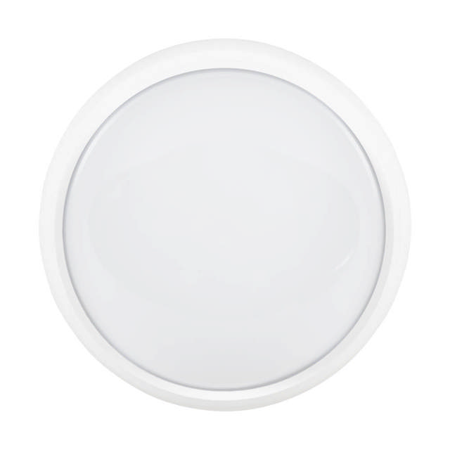 Corp BAT LED Rotund mare Alb IP65 12W 3000K Dispersor Opal  - NOVELITE