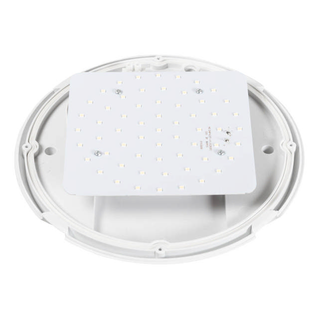 Corp BAT LED Rotund mare Alb IP65 12W 3000K Dispersor Opal  - NOVELITE