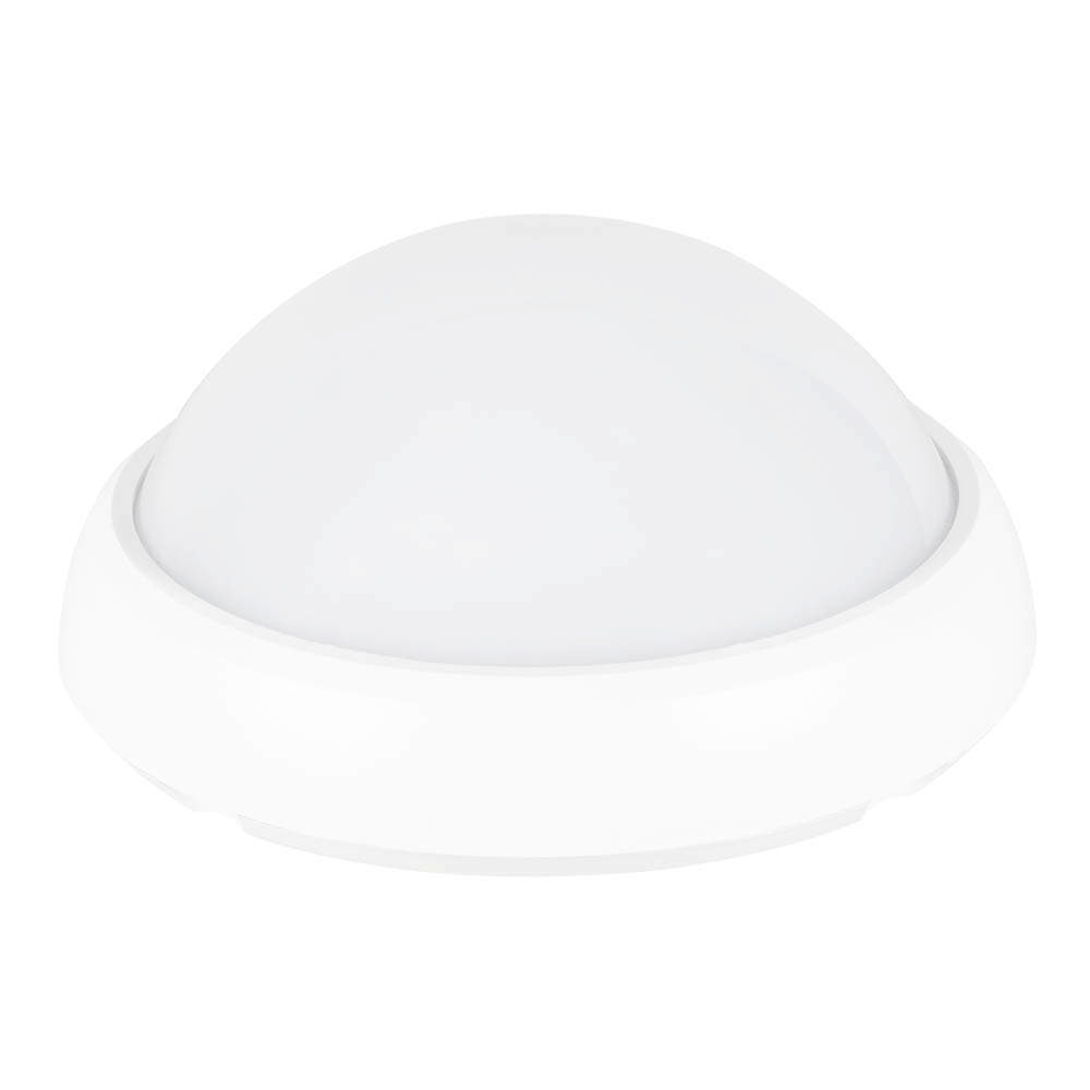 Corp BAT LED Rotund mare Alb IP65 12W 3000K Dispersor Opal  - NOVELITE