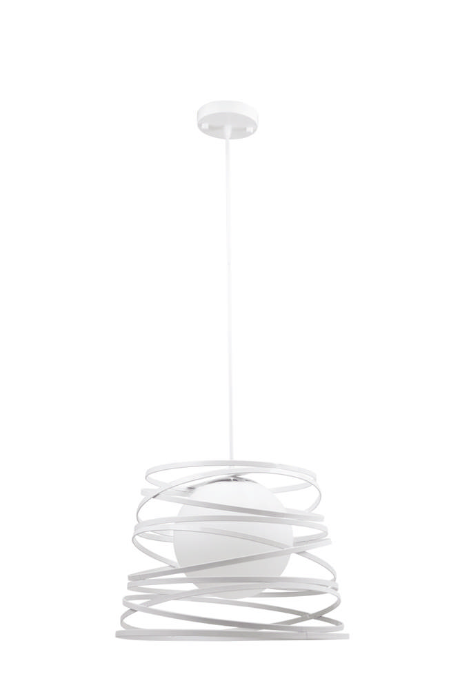 Pendul Instar Alb+Crom 1xE27 40W     