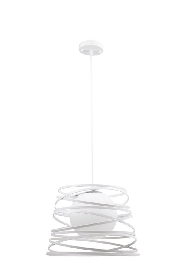 Pendul Instar Alb+Crom 1xE27 40W     