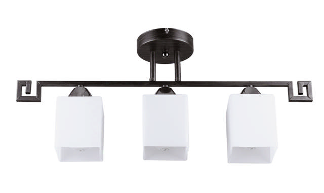 Lustra Elada Alb+Wenge 3xE27 60W     