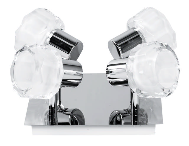 Spot Bara Careo Alb+Crom 4xG9 40W    