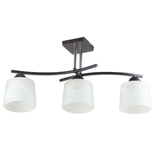 Lustra Osaka Alb+Wenge 3xE27 60W     