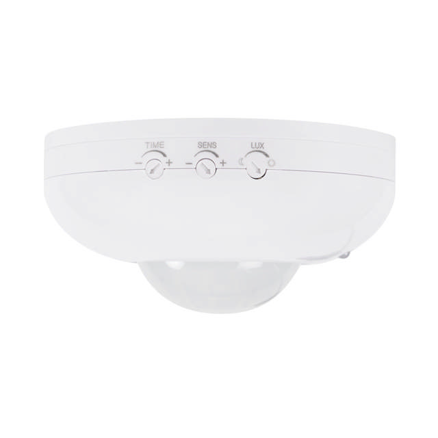 Senzor Miscare PT Alb JQ37 360° 1200W 2-12m IP20 - NOVELITE