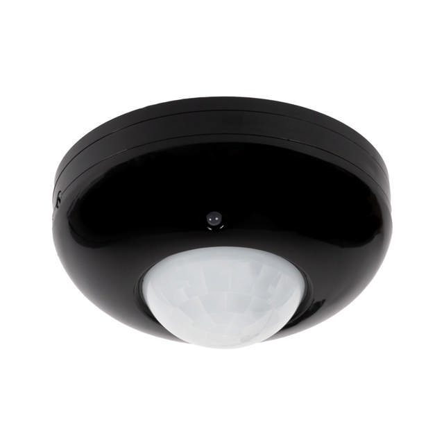 Senzor Miscare PT Negru JQ37 360° 1200W 2-12m IP20 - NOVELITE