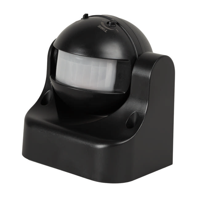 Senzor Miscare PT Negru JQ30 180° 1200W 2-12m IP44 - NOVELITE