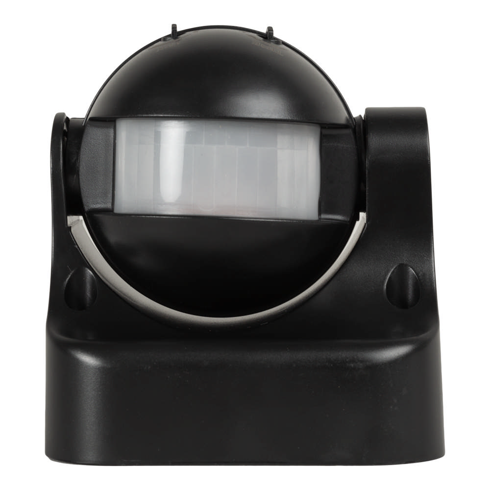 Senzor Miscare PT Negru JQ30 180° 1200W 2-12m IP44 - NOVELITE