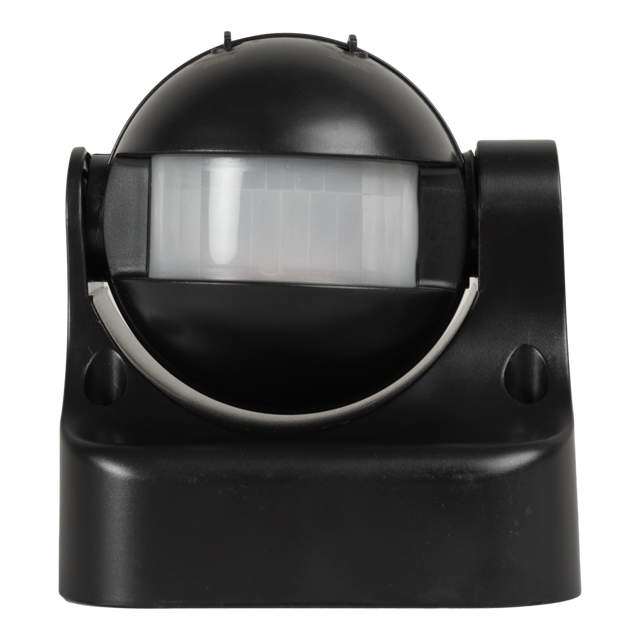 Senzor Miscare PT Negru JQ30 180° 1200W 2-12m IP44 - NOVELITE
