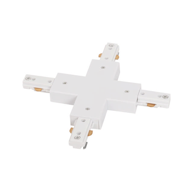 Conector Cruce Sina Clasica Alb IP20 - NOVELITE