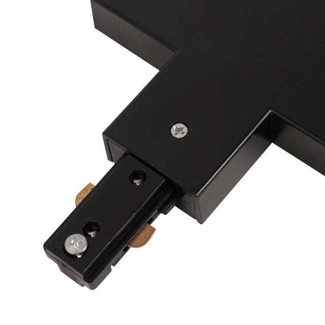 Conector Cruce Sina Clasica Negru IP20 - NOVELITE