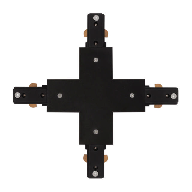 Conector Cruce Sina Clasica Negru IP20 - NOVELITE