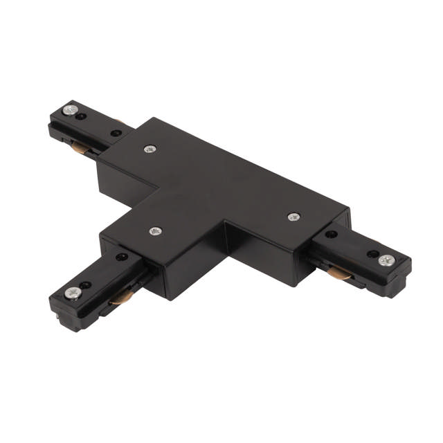 Conector T Sina Clasica Negru IP20 - NOVELITE