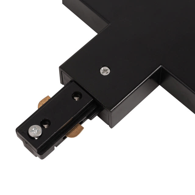 Conector T Sina Clasica Negru IP20 - NOVELITE