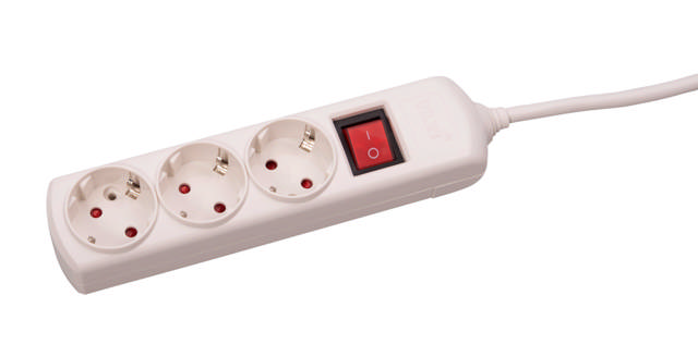 Prelungitor 5m 3 Prize cu CP cu Intrerupator, 7102.3501