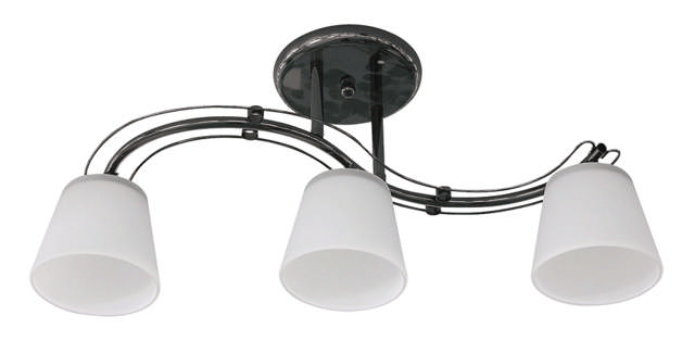 Lustra Aria Crom+Alb 3xE27 60W