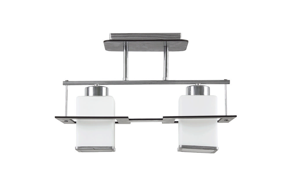 Lustra Kyoto Crom+Negru+Alb 2xE27 60W