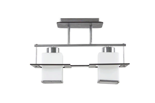 Lustra Kyoto Crom+Negru+Alb 2xE27 60W