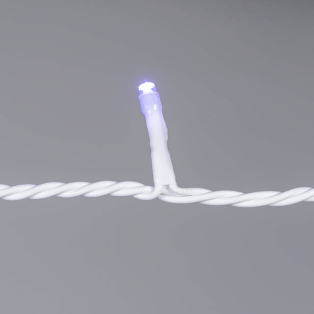 Ghirlanda Extensibila Flash 64 LED 4.6W Bleu