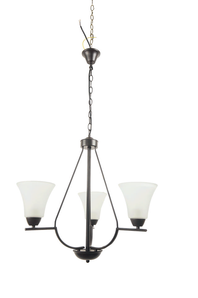 Lustra Midnight Negru+Alb 3xE27 40W