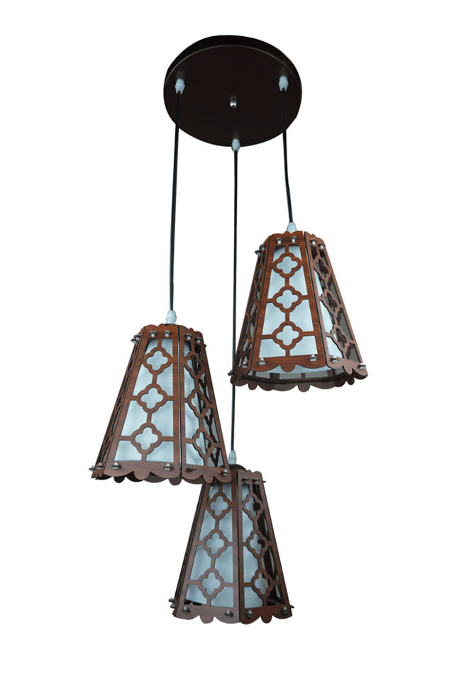 Pendul Jade Maro+Alb 3xE27 40W