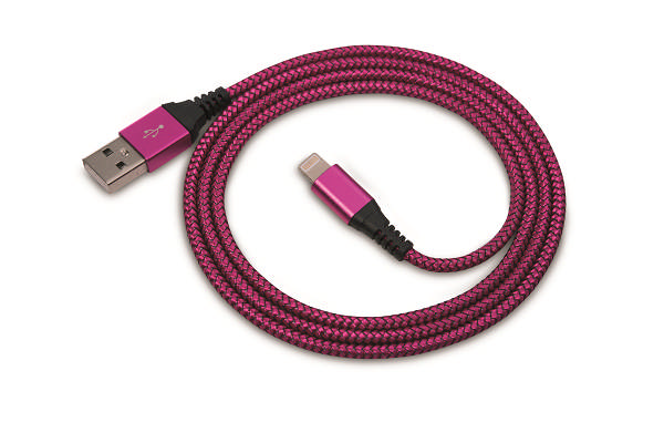 Cablu de Date Lighting 1A 1m Roz