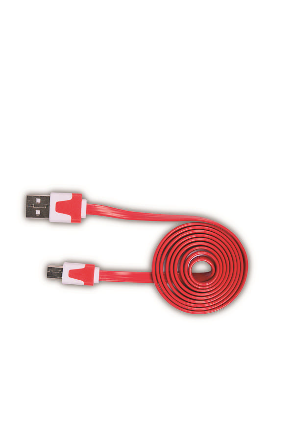 Cablu de Date MicroUSB 1A 1m Rosu