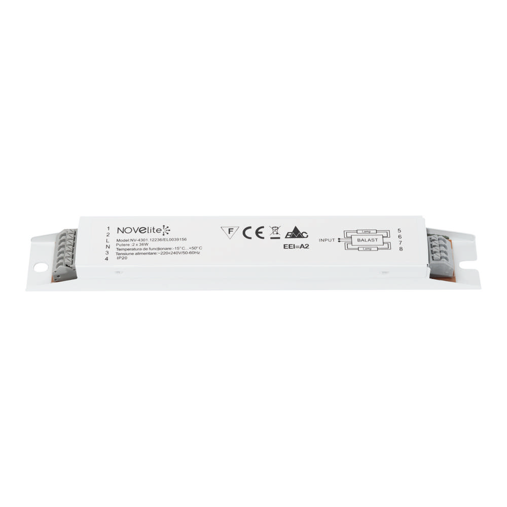 Droser Electronic 2x36W Tub T8