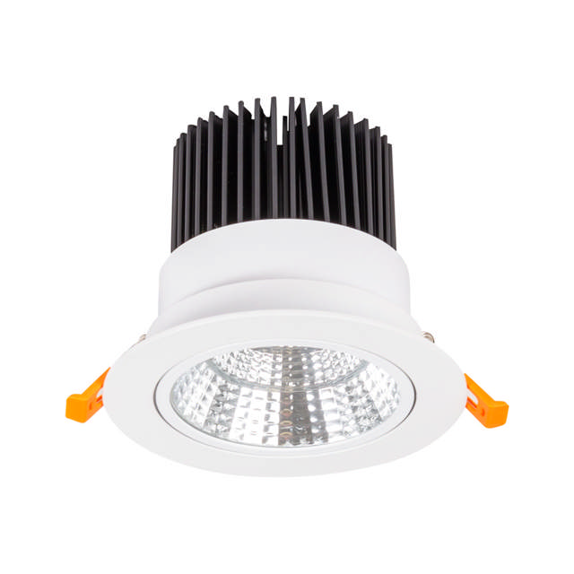 Downlight LED COB Reglabil Alb Reflector 24W 4000K IP20 - NOVELITE